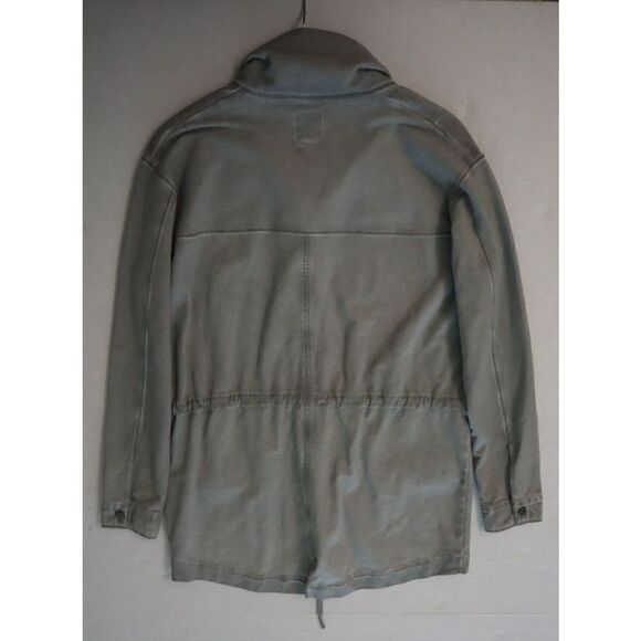 Nic+Zoe S181037 Women's Sz XS Zinc Mix Gray Drawstring Waist Utility Jacket $208 - Picture 10 of 12